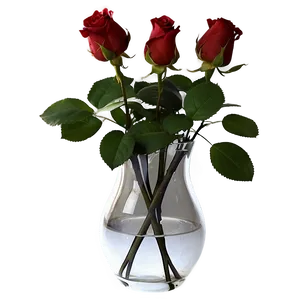 Rose In Vase PNG 53