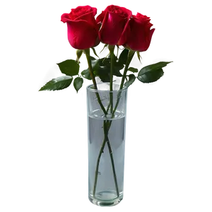 Rose In Vase PNG Hjh23