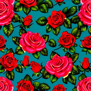 Rose Pattern Clipart PNG 06272024