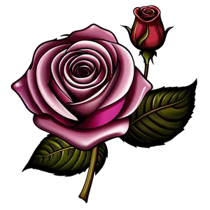 Rose Pattern Clipart PNG Edx99