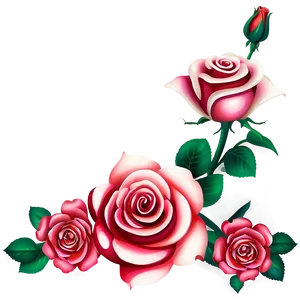 Rose Pattern PNG 77