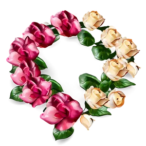 Rose Petal Path PNG Vab