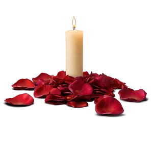 Rose Petals And Candles Png 58 PNG image