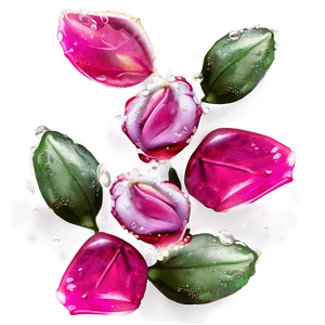 Rose Petals With Dew PNG 05252024