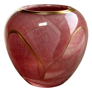 Rose Quartz Gemstone Vase PNG 06272024