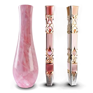 Rose Quartz Gemstone Vase PNG Nns