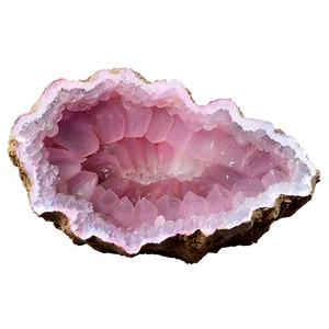 Rose Quartz Geode Druzy PNG Hem61 PNG