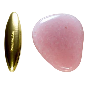 Rose Quartz Gua Sha Tool PNG 06272024 PNG