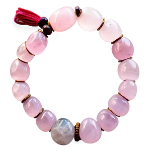 Rose Quartz Healing Bracelet Png Scs PNG image