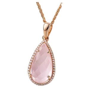 Rose Quartz Jewelry Pendant PNG 47