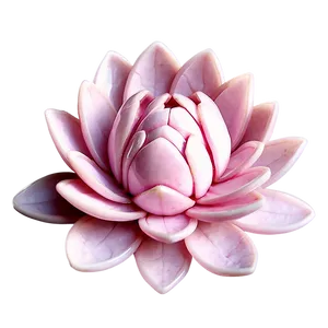 Rose Quartz Lotus Flower Carving PNG 95 PNG