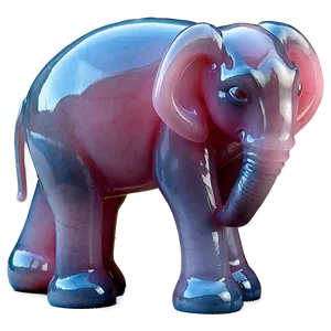 Rose Quartz Lucky Elephant Statue Png Uwk93 PNG image