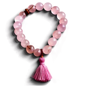 Rose Quartz Mala Beads Png Kdl47 PNG image