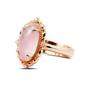 Rose Quartz Ring Jewelry PNG Fwl25 PNG