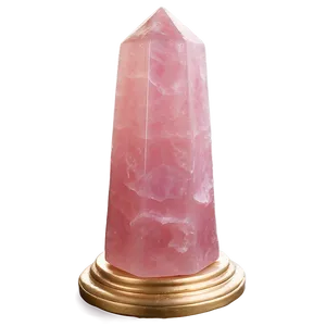 Rose Quartz Tower Obelisk PNG 06272024