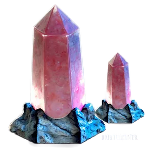 Rose Quartz Tower Obelisk PNG Vkc61 PNG