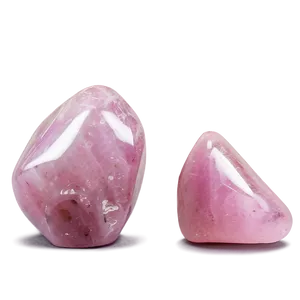 Rose Quartz Tumbled Stone PNG Mbh