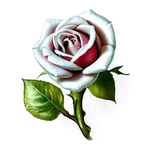 Rose Sketch PNG 27