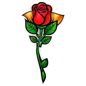 Rose Tattoo Clipart PNG Skg61 PNG