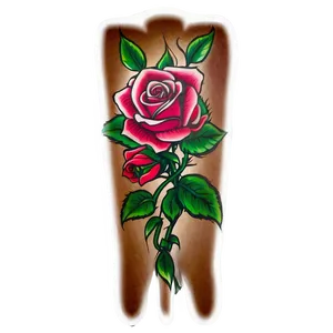 Rose Tattoo Sleeve Artwork Png 06122024 PNG image