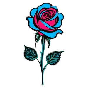 Rose Vector Decal PNG Vjd