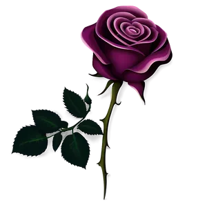 Rose Vector Embellishment PNG Cci