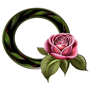 Rose Vector Frame PNG 06262024 PNG