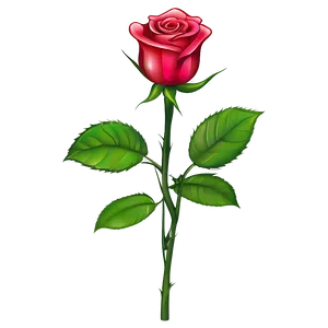 Rose Vector Print PNG 06262024