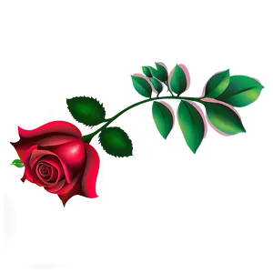 Rose Vector Print PNG Dys PNG