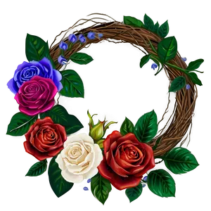 Rose Wreath PNG 63