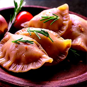 Rosemary And Garlic Potato Pierogi Png 22 PNG image