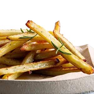 Rosemary And Sea Salt Fries PNG 05242024