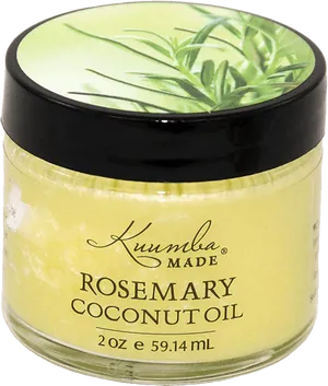 Rosemary Coconut Oil Jar PNG image