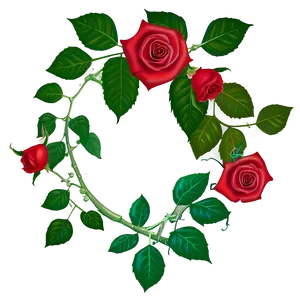 Roses And Ivy Png Bjy PNG image