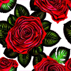 Roses And Paisley Png 05042024 PNG image