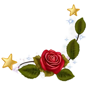Roses And Stars Png Teu PNG image