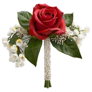 Roses Bridal Bouquet Png Spt69 PNG image