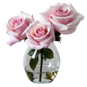 Roses In Glass Vase Png 87 PNG image