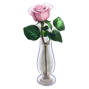 Roses In Glass Vase Png Eie PNG image