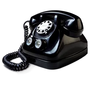 Rotary Phone Isolated On White Png 31 PNG image