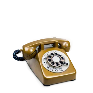 Rotary Phone Isolated On White Png Aam98 PNG image