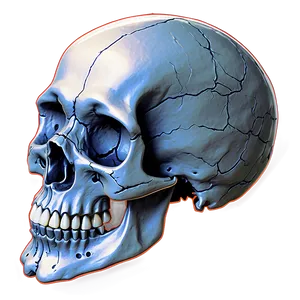 Rotating Skull Graphic Png Qbm92 PNG image