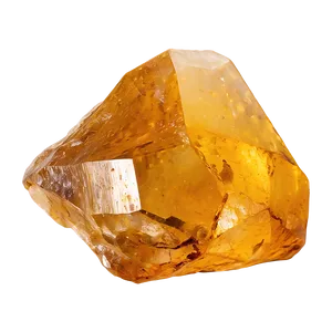 Rough Citrine Chunk Png 06282024 PNG image