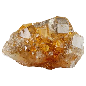 Rough Citrine Chunk Png 06282024 PNG image