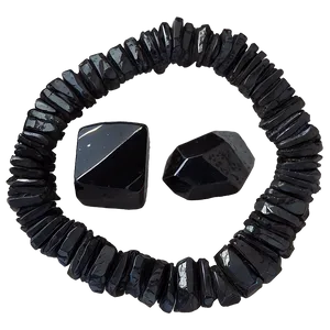 Rough Obsidian Gravel PNG Fgs