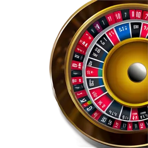 Roulette Wheel Gambling Theme Png 06212024 PNG image