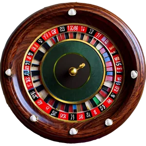 Roulette Wheel With Reflection PNG Agv