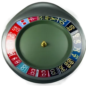 Roulette Wheel With Reflection PNG Xar95