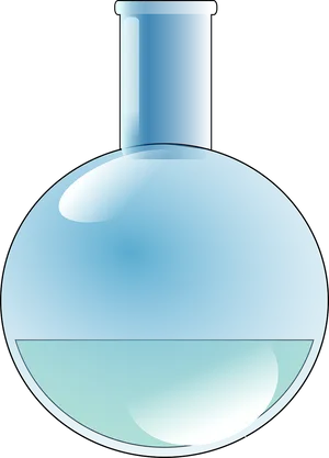 Round Bottom Flask Vector Illustration