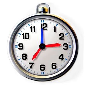 Round Clock Clipart PNG Viw42
